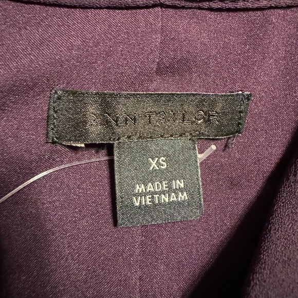 Ann Taylor Tie Neck Long Sleeved Dress XS - Picture 4 of 5